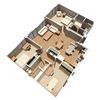 e bedroom 2 bathroom floor plan at Sabino Vista Apartment Homes in Tucson AZ